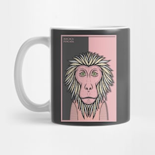 Japanese Macaque Monkey Mug